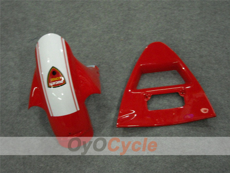 Carenado de inyección para Ducati 998 02-04 - Rojo, Blanco - INFO STRADA #OYO87902295