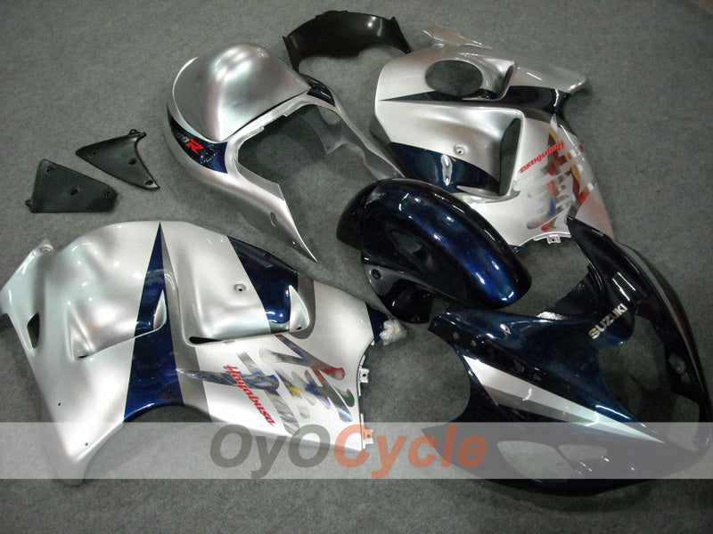 Carenado de inyección para GSXR1300 Hayabusa 99-07 - Azul, Plata - Estilo de fábrica #OYO87902886 Imagen principal del producto