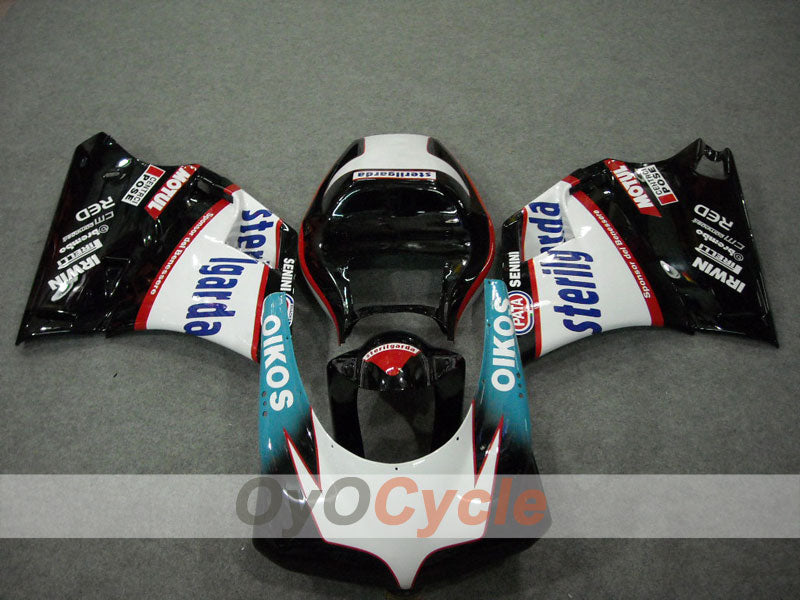Carenado de inyección para Ducati 996 del 99-02 - Blanco, Negro - Sterilgarda #OYO87902233