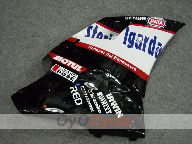 Kit de carenado de inyección para Ducati 748 94-02 - Blanco, Negro - Sterilgarda #OYO87902077