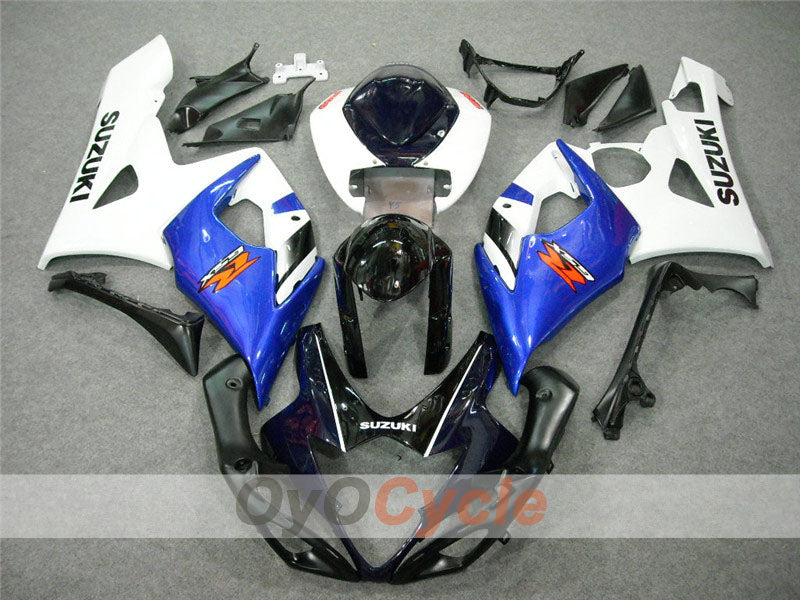 Carenado de inyección para GSX R1000 05-06 - Blanco, Negro - Estilo de fábrica #OYO87901988 Imagen secundaria del producto
