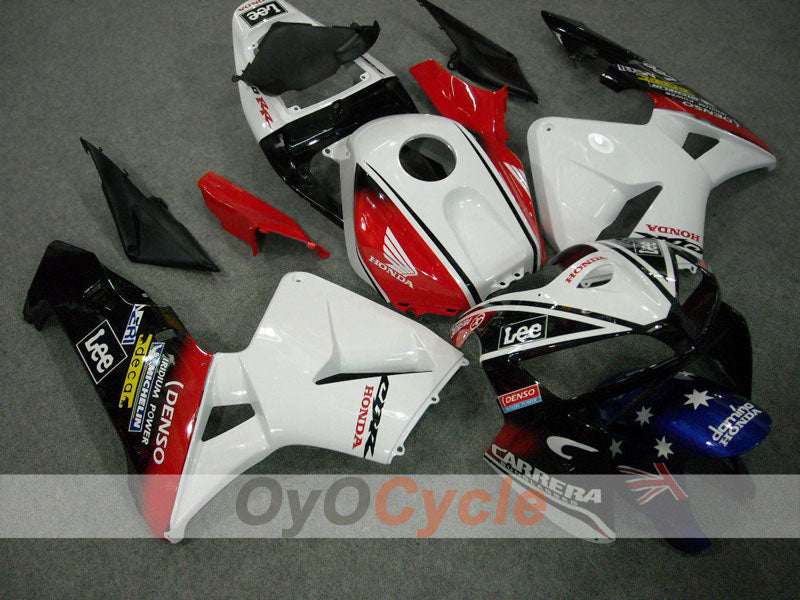 Carenado de inyección para CBR600RR 05-06 - Blanco, Negro - Lee, MICHELIN #OYO87900263 Imagen secundaria del producto