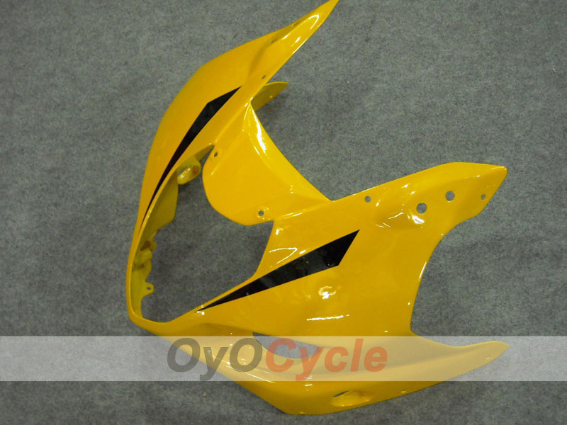 Kit de carenado por inyección para GSX R750 04-05 - Amarillo, Plata - Estilo de fábrica #OYO87901171