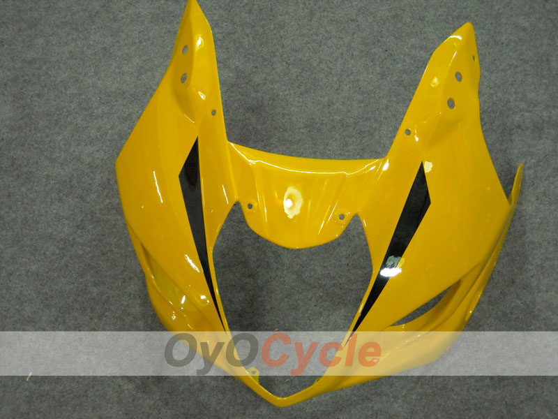 Kit de carenado por inyección para GSX R750 04-05 - Amarillo, Plata - Estilo de fábrica #OYO87901171