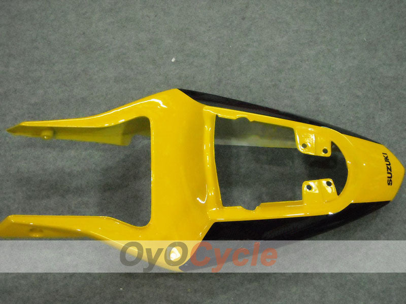 Kit de carenado por inyección para GSX R750 04-05 - Amarillo, Plata - Estilo de fábrica #OYO87901171