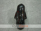 Kit de carenado por inyección para GSX R750 04-05 - Amarillo, Plata - Estilo de fábrica #OYO87901171