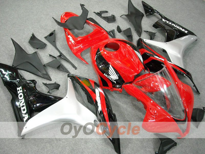 Carenado de inyección para CBR600RR 07-08 - Rojo, Negro - Estilo de fábrica #OYO87900387 Imagen secundaria del producto