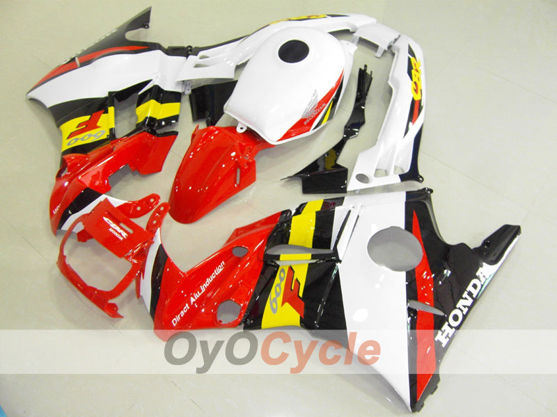 Kit de carenado para Honda CBR600 F2 91-94 - Rojo, Blanco - Estilo original #OYO87903074