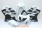 Kit de carenado por inyección para CBR600F4 99-00 - Blanco, Negro - Estilo de fábrica #OYO87900136