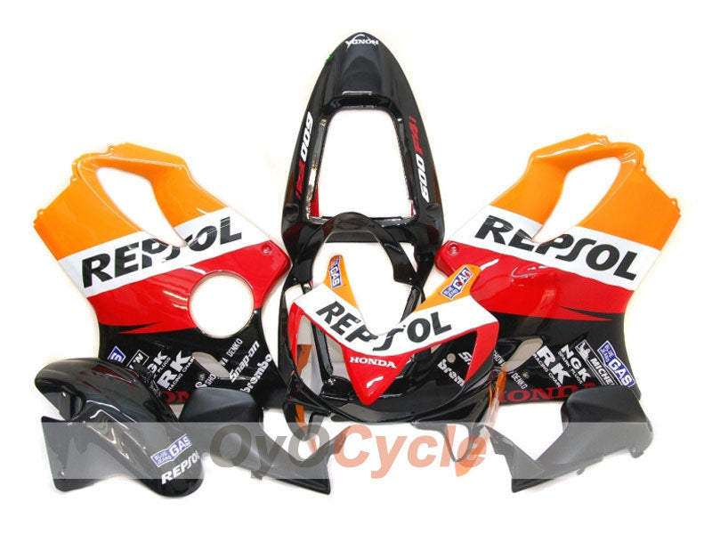 Kit de carenado por inyección para CBR600F4i 01-03 - Naranja, Negro - MICHELIN, Repsol #OYO87900190 Imagen principal del producto
