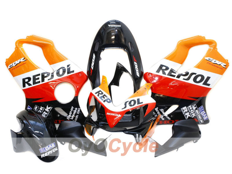 Carenado de inyección para CBR600F4i 04-07 - Amarillo, Negro - MICHELIN, Repsol #OYO87900219