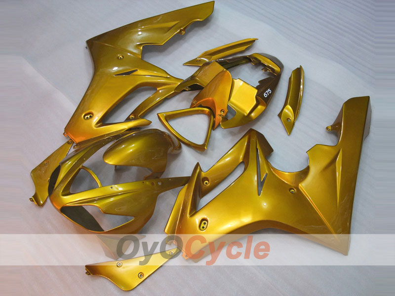 Kit de carenado por inyección para Triumph Daytona 675 06-08 - Dorado - Estilo de fábrica #OYO87903146 Imagen principal del producto