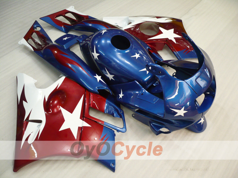 Kit de carenado para Honda CBR600 F2 91-94 - Rojo, Azul - Estilo de fábrica #OYO87903072