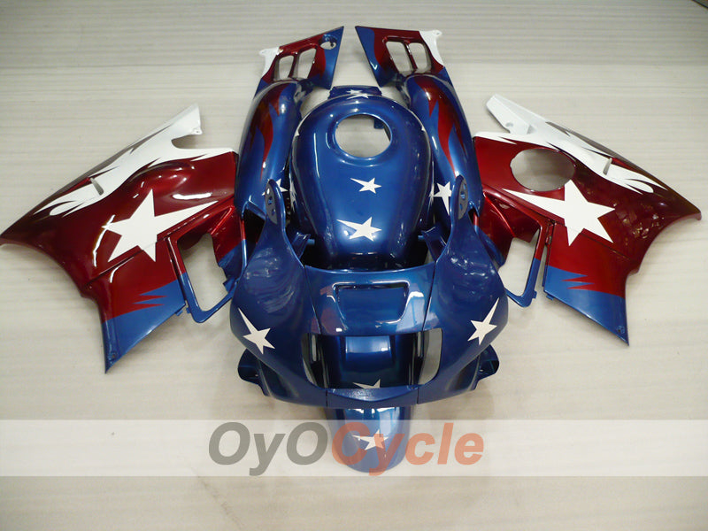 Kit de carenado para Honda CBR600 F2 91-94 - Rojo, Azul - Estilo de fábrica #OYO87903072