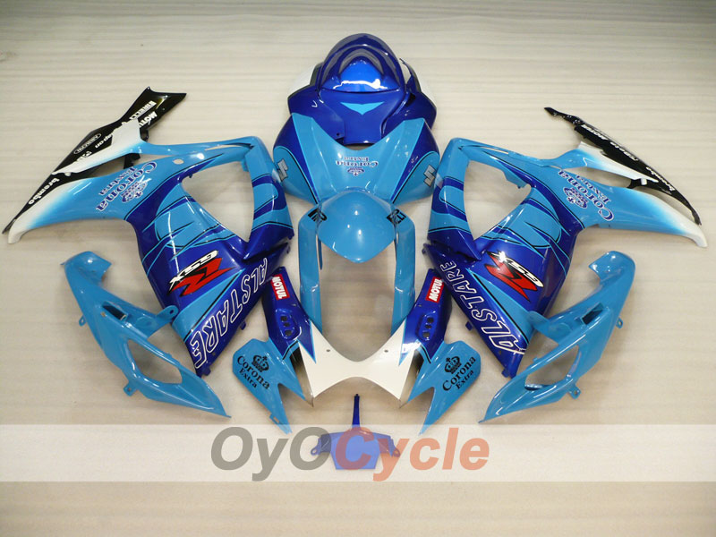 Carenado inyectado para GSX R600 06-07 - Azul, Negro - Corona, MOTUL #OYO87901427 Imagen secundaria del producto