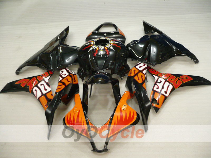Kit de carenado por inyección para CBR600RR 09-12 - Naranja, Negro - Rossi #OYO87900461 Imagen principal del producto