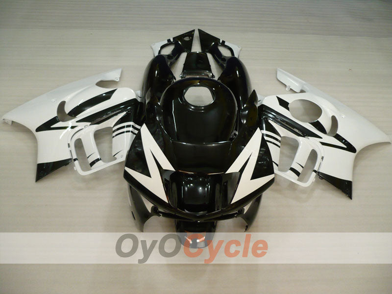 Carenado de inyección para CBR600F3 95-96 - Blanco, Negro - Estilo de fábrica #OYO87900010