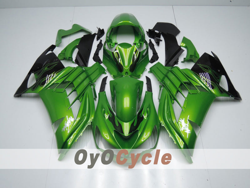 Kit de carenado por inyección para NINJA ZX-14R 12-25 - Verde - Llama #OYO87914625 Imagen principal del producto