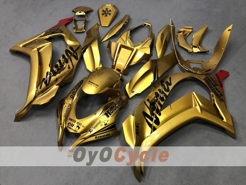 Kit de carenado de inyección para NINJA ZX-10R 16-20 - Negro, Dorado - Otros #OYO87914612
