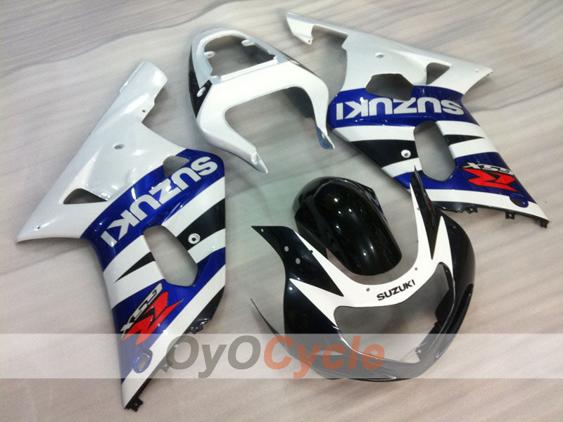 Kit de carenado de inyección para GSX R750 00-03 - Azul, Blanco - Estilo de fábrica #OYO87901073 Imagen principal del producto