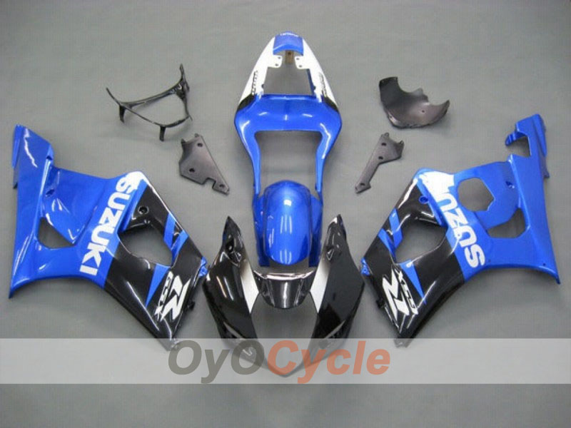 Kit de carenado por inyección para GSX R1000 03-04 - Azul, Negro - Estilo de fábrica #OYO87901900 Imagen principal del producto