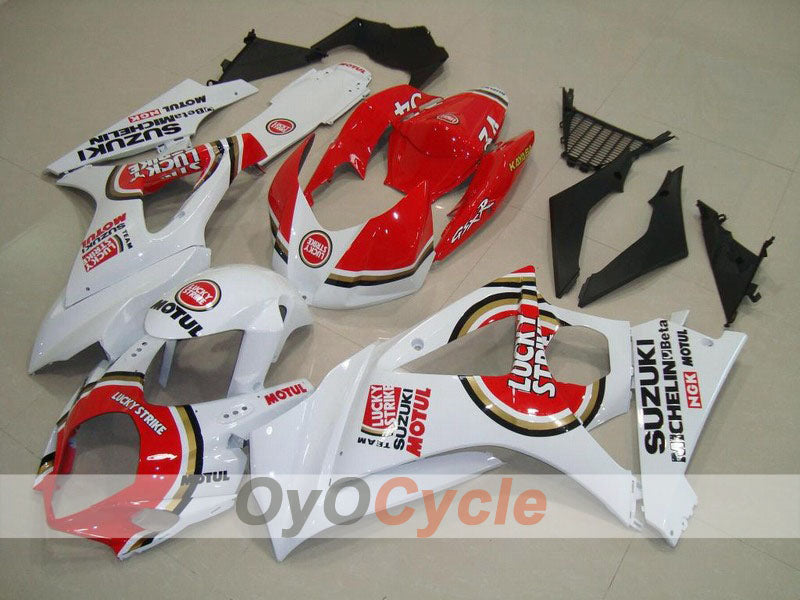 Kit de carenado por inyección para GSX R1000 07-08 - Rojo, Blanco - Lucky Strike, MOTUL #OYO87902105 Imagen principal del producto