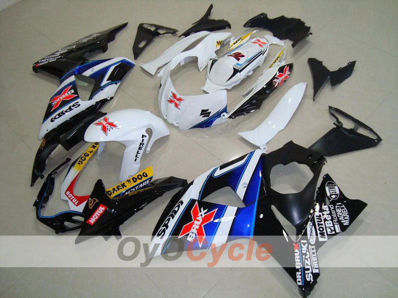 Kit de carenado por inyección para GSX R1000 09-16 - Blanco, Negro - Dark Dog #OYO87902864 Imagen principal del producto