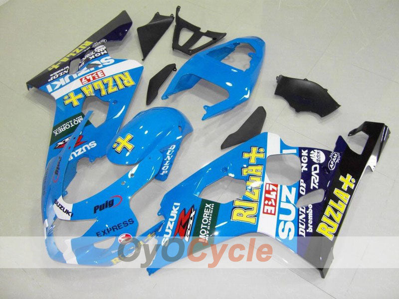 Carenado inyectado para GSXR600 04-05 - Azul, Negro - DUNLOP, Rizla+ #OYO87901413 Imagen principal del producto