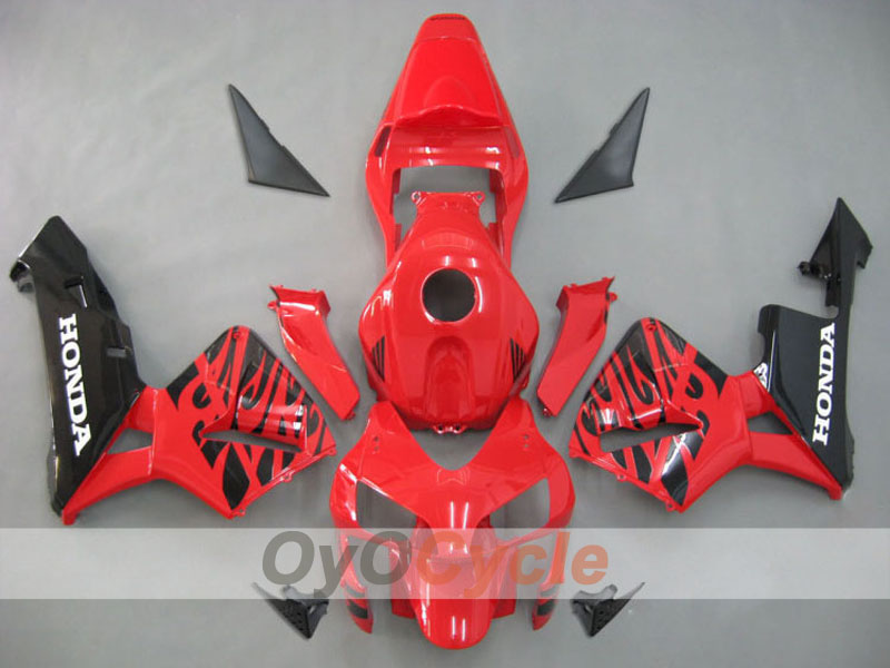 Kit de carenado por inyección para CBR600RR 03-04 - Rojo, Negro - Llama #OYO87902514 Imagen principal del producto