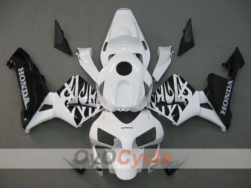 Kit de carenado por inyección para CBR600RR 03-04 - Blanco, Negro - Llama #OYO87902515 Imagen principal del producto
