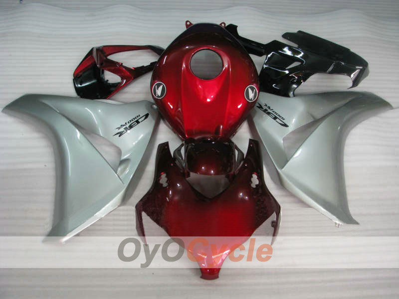 Kit de carenado de inyección para CBR1000RR 08-11 - Rojo, Plata - Estilo de fábrica #OYO87900711 Imagen principal del producto