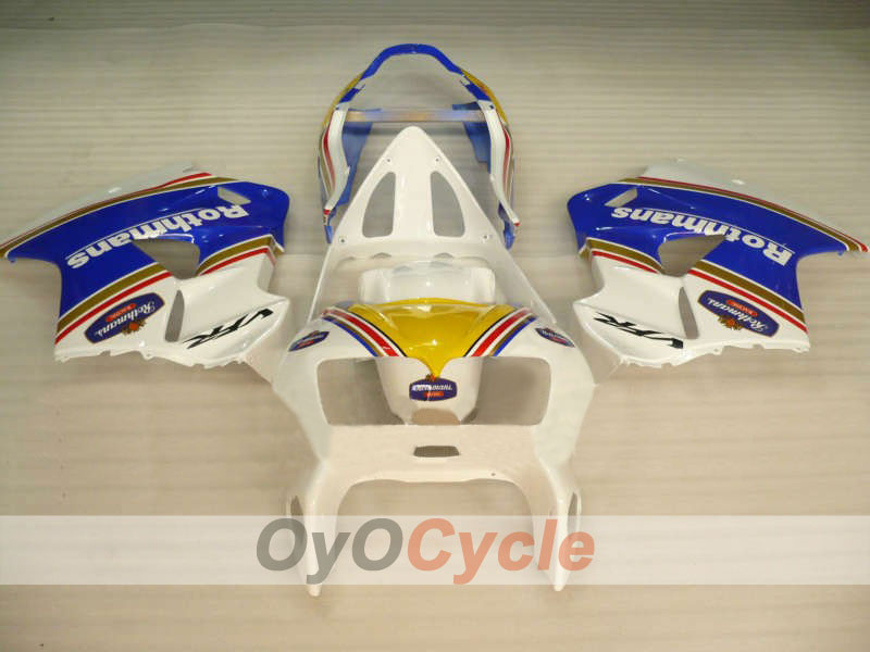 Carenado completo para VFR800 98-01 - Azul, Blanco - Rothmans #OYO87902942