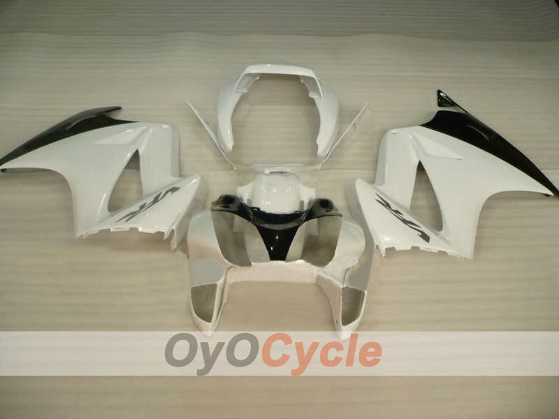Carenado inyectado para VFR800 02-13 - Blanco, Negro - Estilo de fábrica #OYO87902827