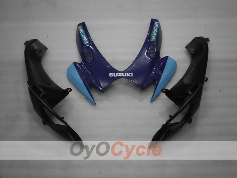 Carenado de inyección para GSX R750 06-07 - Azul, Negro - DUNLOP #OYO87901280