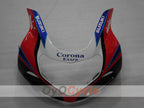 Kit de carenado por inyección para 01-03 GSX R600 - Rojo, Azul - Corona #OYO87901030