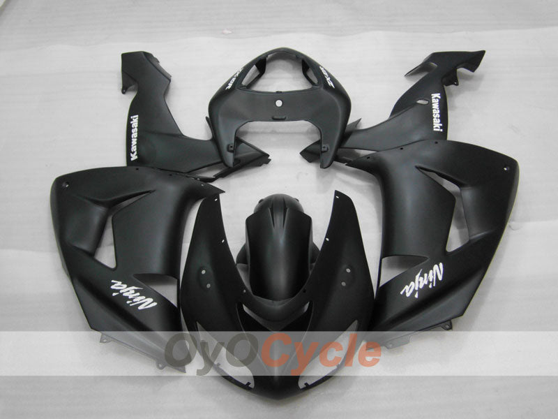 Carenado inyectado para NINJA ZX-10R 06-07 - Negro, Mate - Estilo de fábrica #OYO87901574