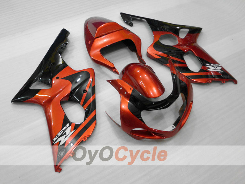 Carenado de inyección para GSX R600 01-03 - Naranja, Negro - Estilo de fábrica #OYO87905121 Imagen principal del producto