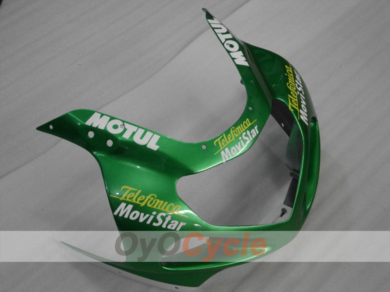 Kit de carenado de inyección para GSX R750 00-03 - Verde - MOTUL #OYO87905143