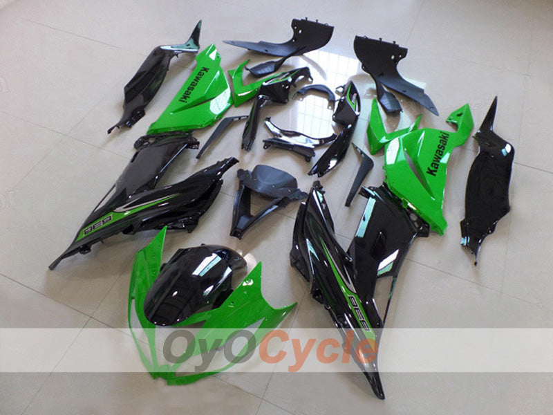 Kit de carenado por inyección para NINJA ZX-6R 13-18 - Verde, Negro - Estilo de fábrica #OYO87903157 Imagen principal del producto