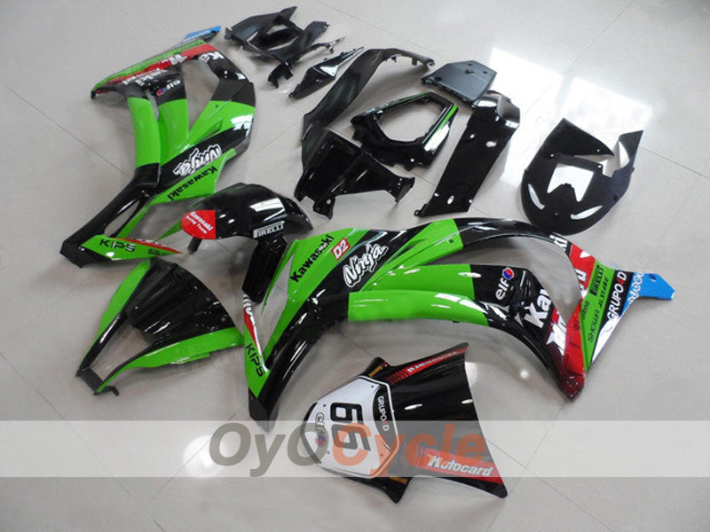 Kit de carenado de inyección para NINJA ZX-10R 11-15 - Verde, Negro - Estilo de fábrica #OYO87903128 Imagen principal del producto