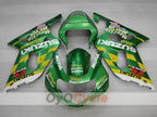 Carenado moldeado por inyección para GSX R600 01-03 - Verde - Movistar #OYO87905088