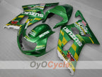 Carenado moldeado por inyección para GSX R600 01-03 - Verde - Movistar #OYO87905088