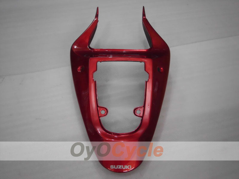 Kit de carenado por inyección para GSX R600 01-03 - Rojo, Negro - Estilo de fábrica #OYO87901069
