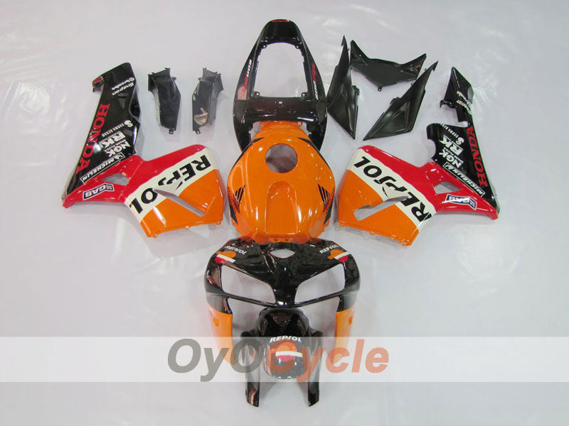 Kit de carenado por inyección para CBR600RR 05-06 - Naranja, Negro - MICHELIN, RK, Repsol #OYO87900331 Imagen principal del producto