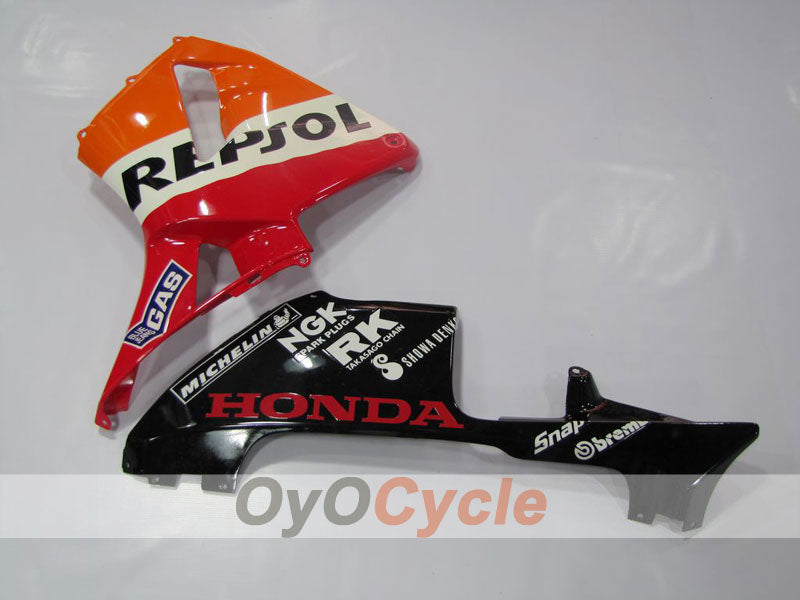 Kit de carenado por inyección para CBR600RR 03-04 - Naranja, Negro - Repsol #OYO87902573
