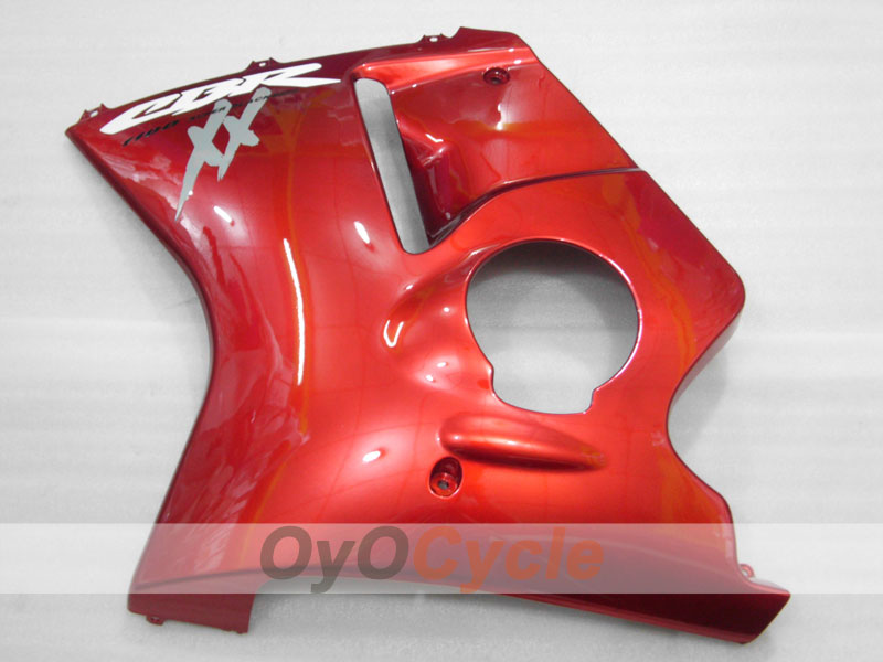 Kit de carenado por inyección para CBR1100XX 96-07 - Rojo - Estilo de fábrica #OYO87902802
