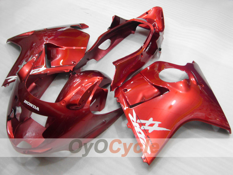 Kit de carenado por inyección para CBR1100XX 96-07 - Rojo - Estilo de fábrica #OYO87902802