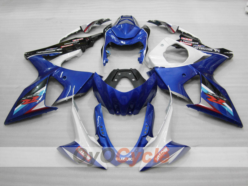 Kit de carenado de inyección para GSX R1000 09-16 - Azul, Blanco - Estilo de fábrica, MOTUL #OYO87902868 Imagen secundaria del producto