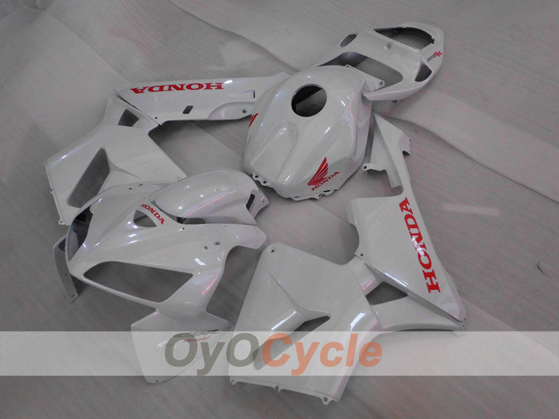 Kit de carenado por inyección para CBR600RR 03-04 - Blanco - Estilo de fábrica #OYO87902564