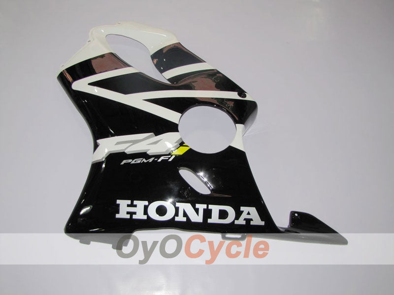 Kit de carenado por inyección para CBR600F4i 01-03 - Blanco, Negro - Estilo de fábrica #OYO87900149